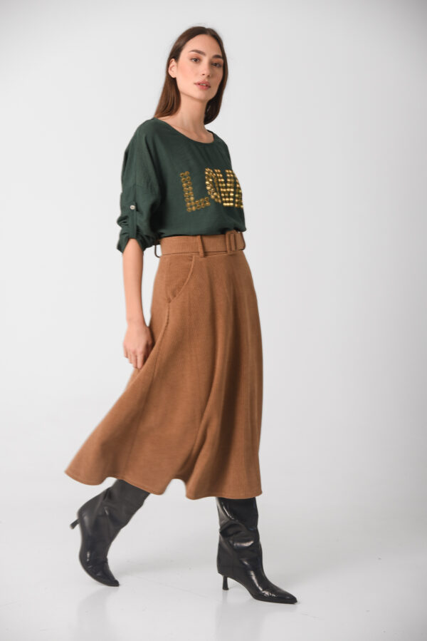 ΚΟΤΛΕ ΦΟΥΣΤΑ ΜΕ ΖΩΝΗ ΣΕ ΑΝΕΤΗ ΓΡΑΜΜΗ