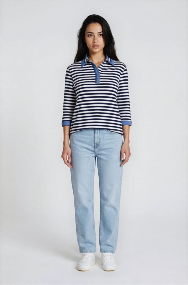 ΕΛΑΣΤΙΚΗ ΜΠΛΟΥΖΑ ΜΑΡΙΝΙΕΡΑ ΜΕ ΓΙΑΚΑ